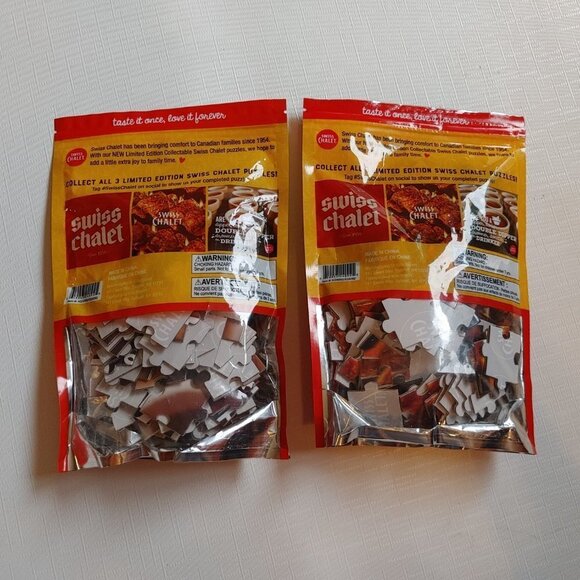 Limited Edition Swiss Chalet Puzzles NIP - Picture 2 of 3